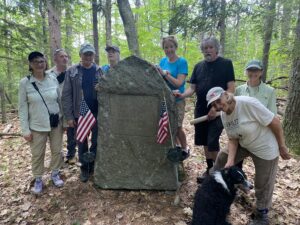 Royalston first soldier Nahum Greene grave on Gale Hill